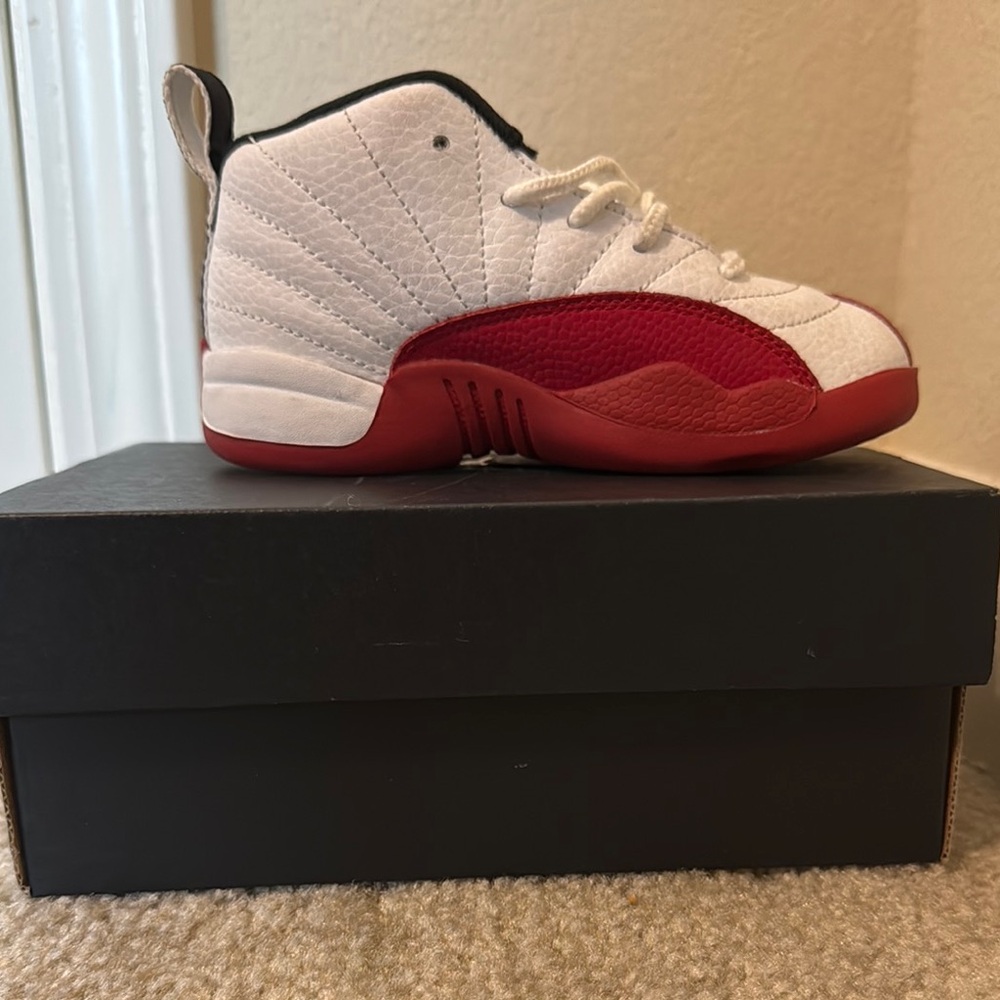Kids Red and White Sneakers